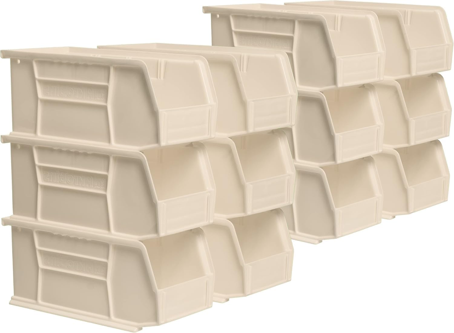 Akro-Mils AkroBins Stackable Storage Bins (12-Pack) | Garage & Pantry Organiser