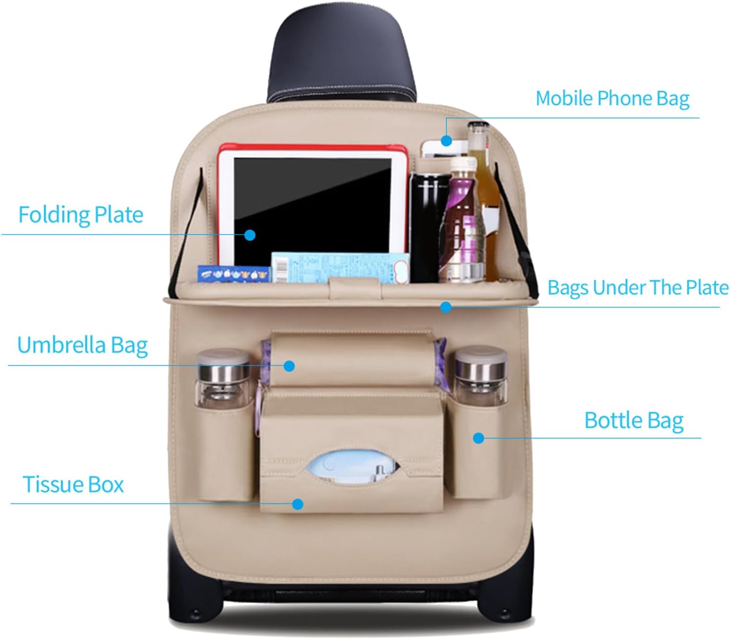 Luxury Car Back Seat Organiser