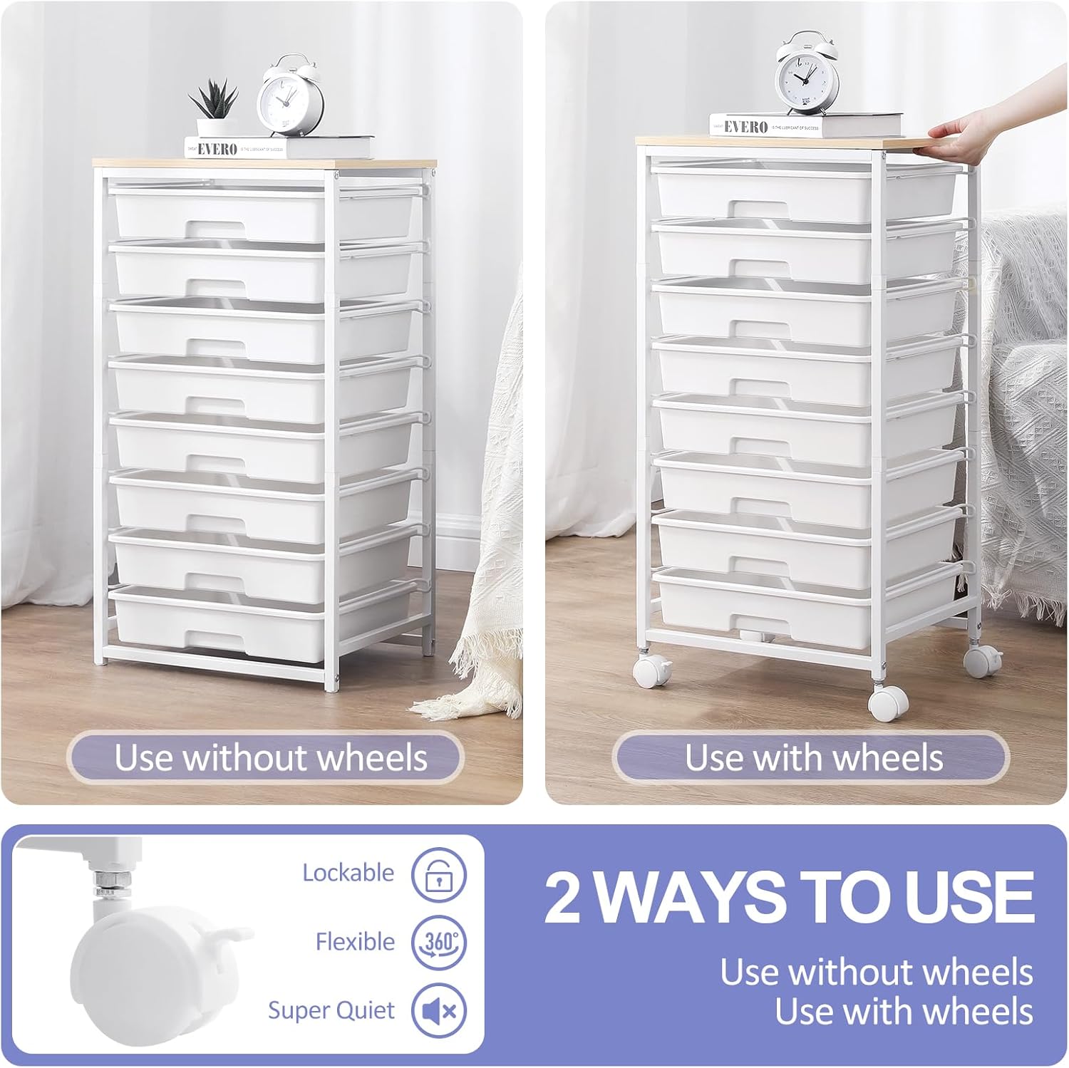 8 Door Storage Trolley