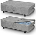 Under Bed Storage Boxes with Wheels (2 Pack)